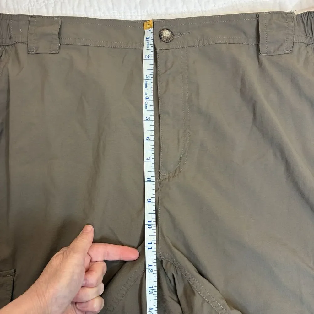 Columbia Titanium cargo pants Sz XL packable hiking zip pockets performance gorp